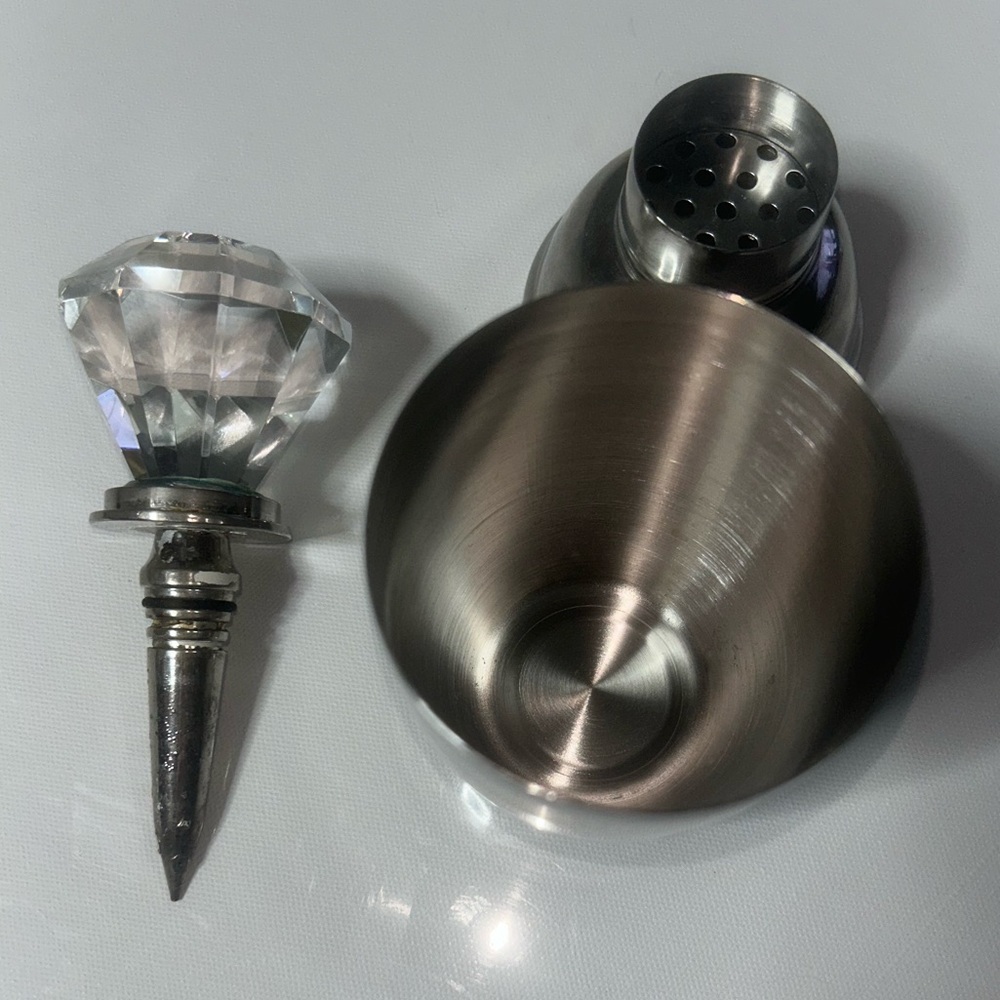 Stainless Steel Cocktail Greygoose Shaker Set Bar Accessories Decorative Tools - Picture 11 of 14